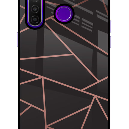 Geometric Pattern Realme 5 Pro Glass Case