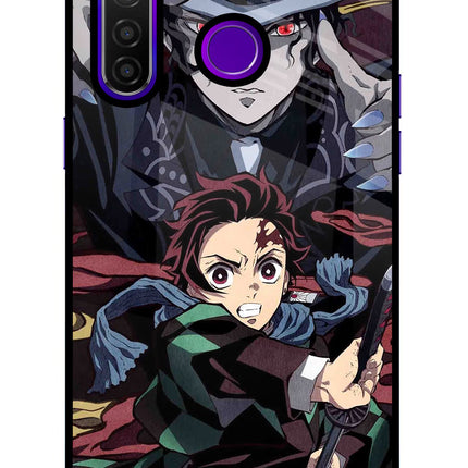 Demon Slayer Realme 5 Pro Glass Case Back Cover by Casekaro