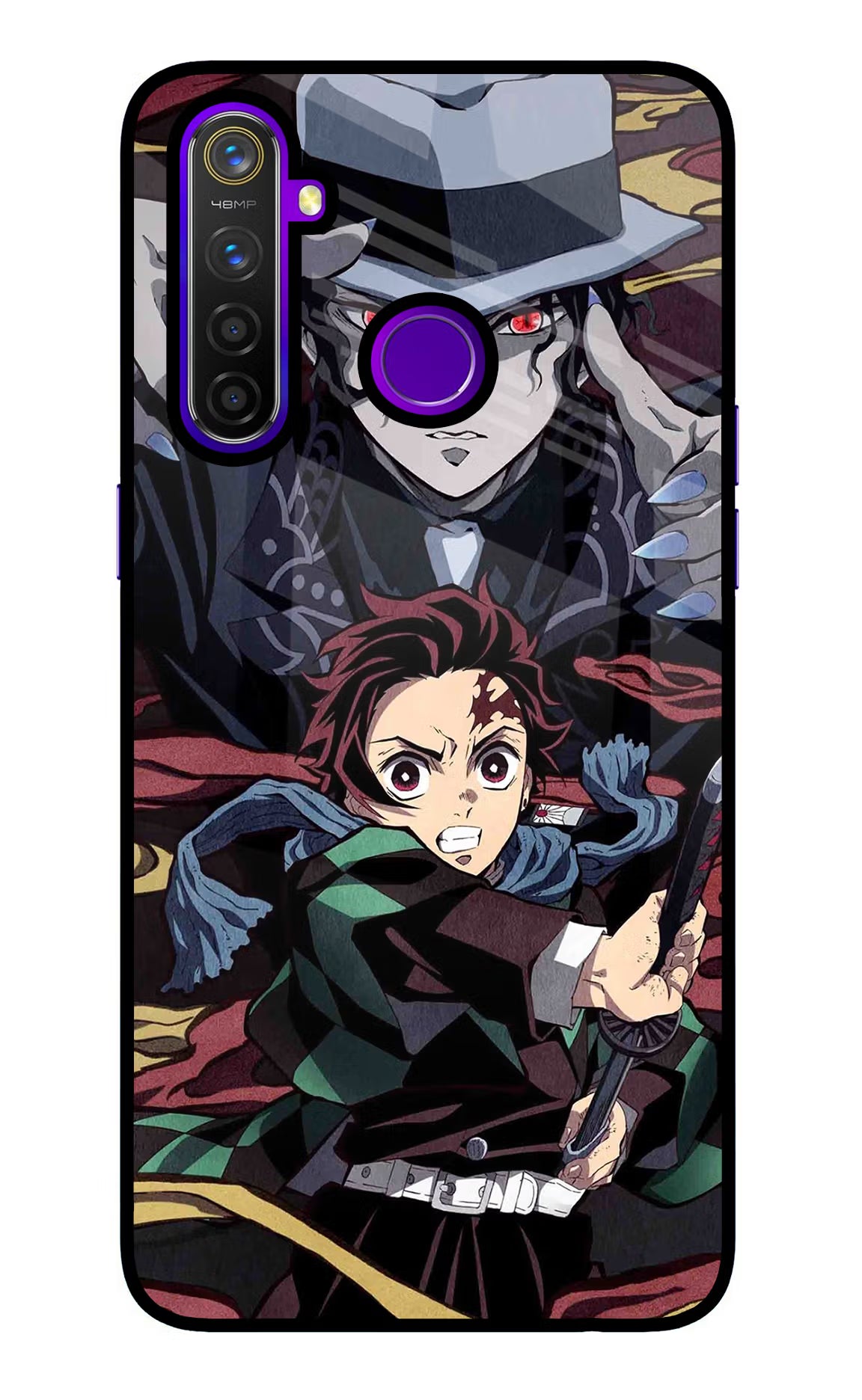 Demon Slayer Realme 5 Pro Glass Case Back Cover by Casekaro