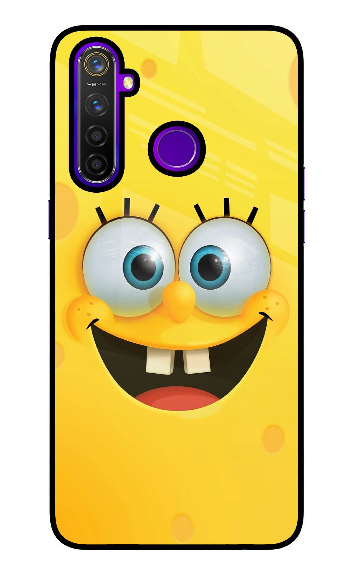 Sponge 1 Realme 5 Pro Glass Case