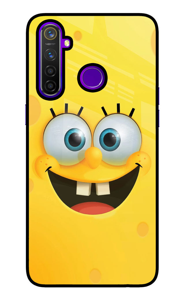 Sponge 1 Realme 5 Pro Glass Case