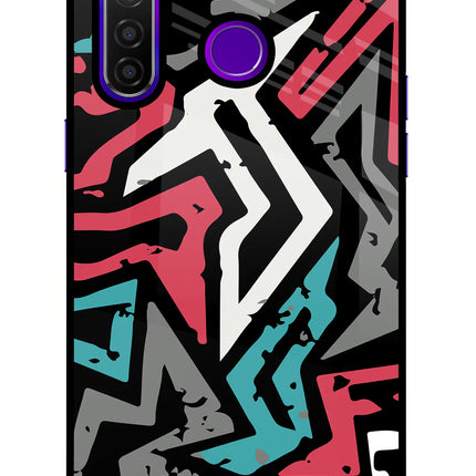 Geometric Graffiti Realme 5 Pro Glass Case