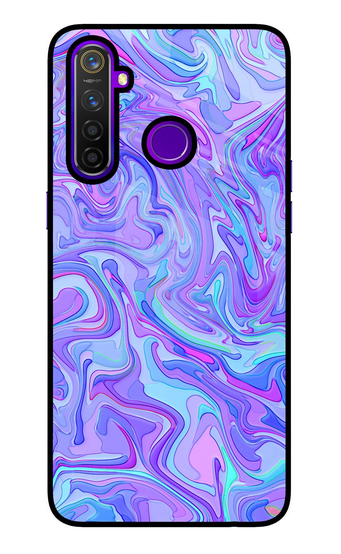 Glitter Realme 5 Pro Back Cover