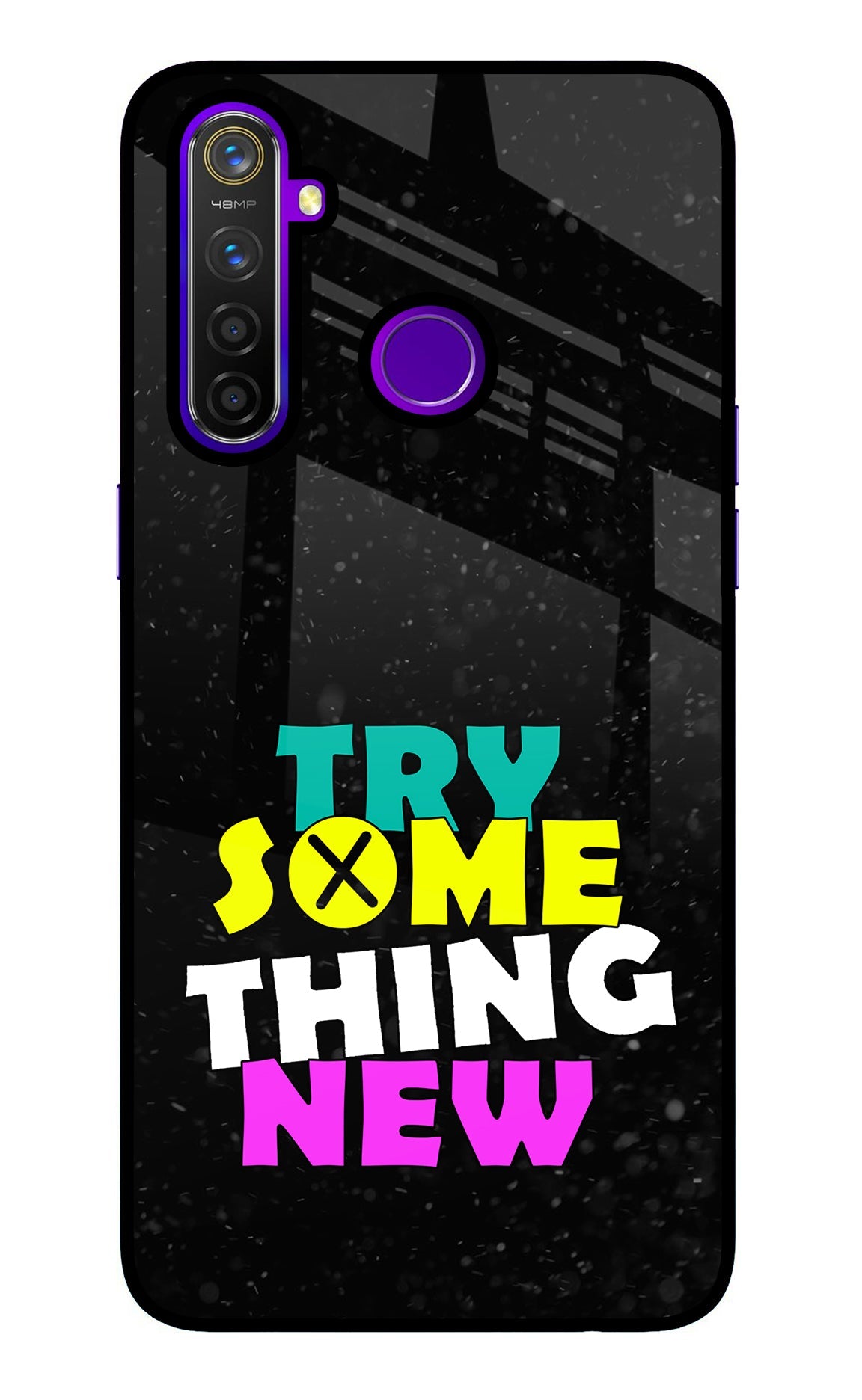 Try Something New Realme 5 Pro Glass Case