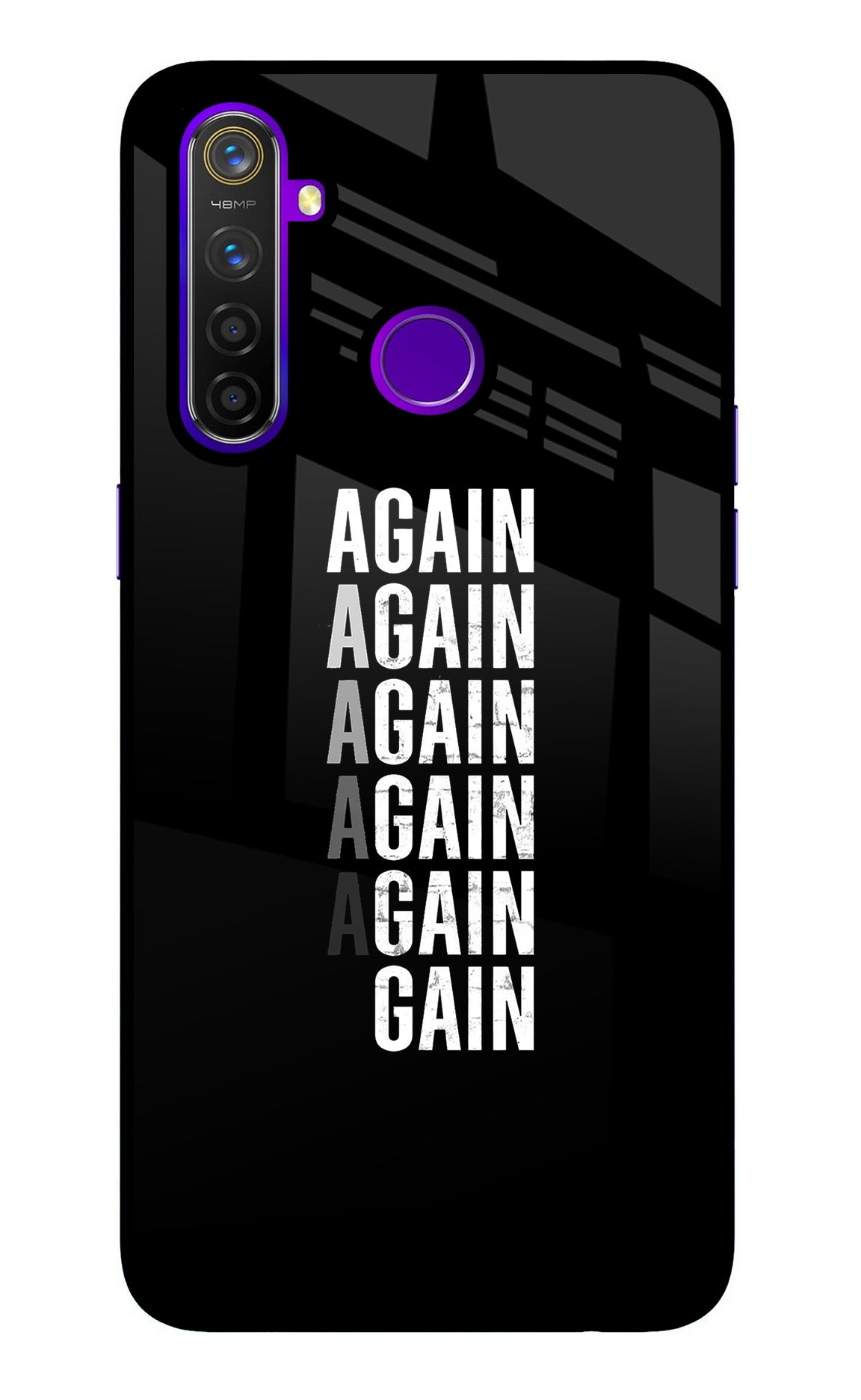 Again Again Gain Realme 5 Pro Back Cover