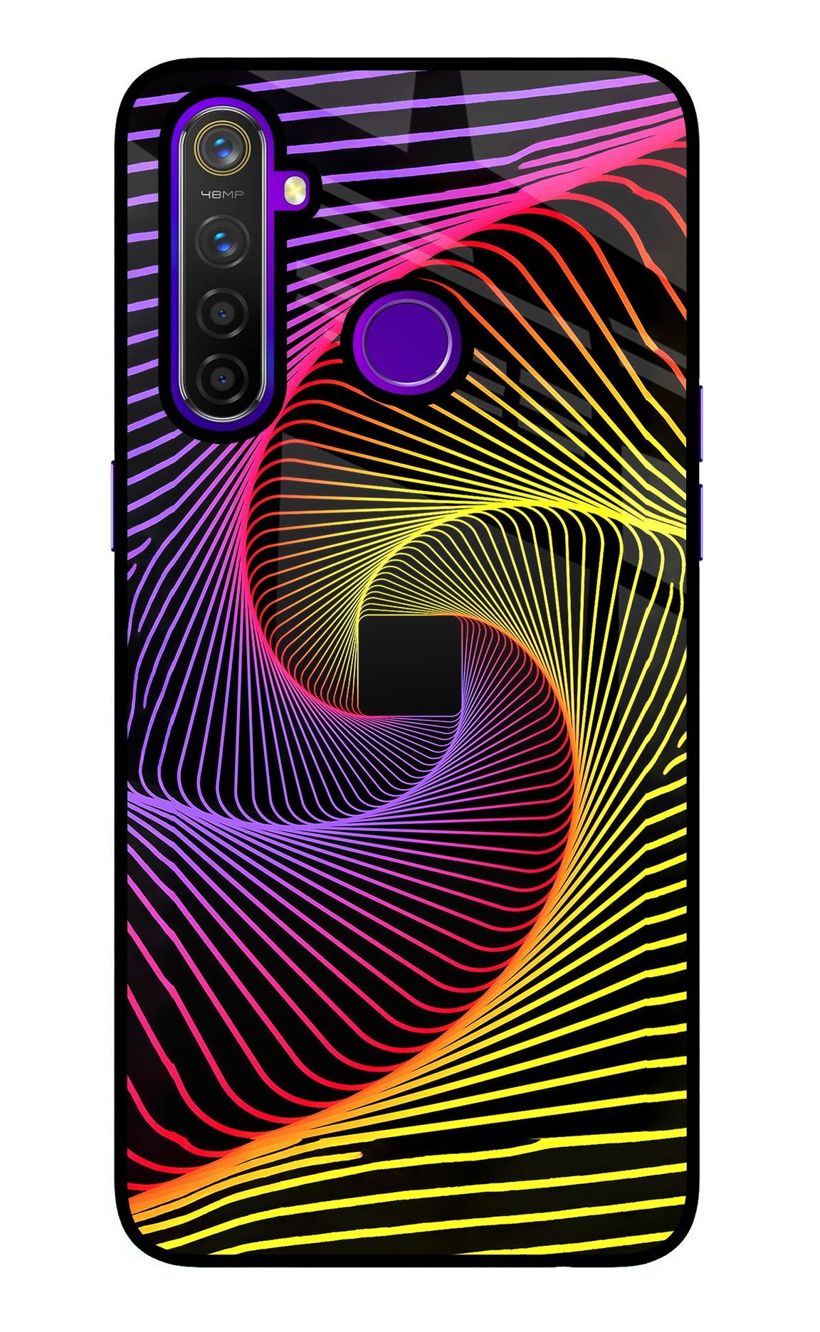 Colorful Strings Realme 5 Pro Back Cover