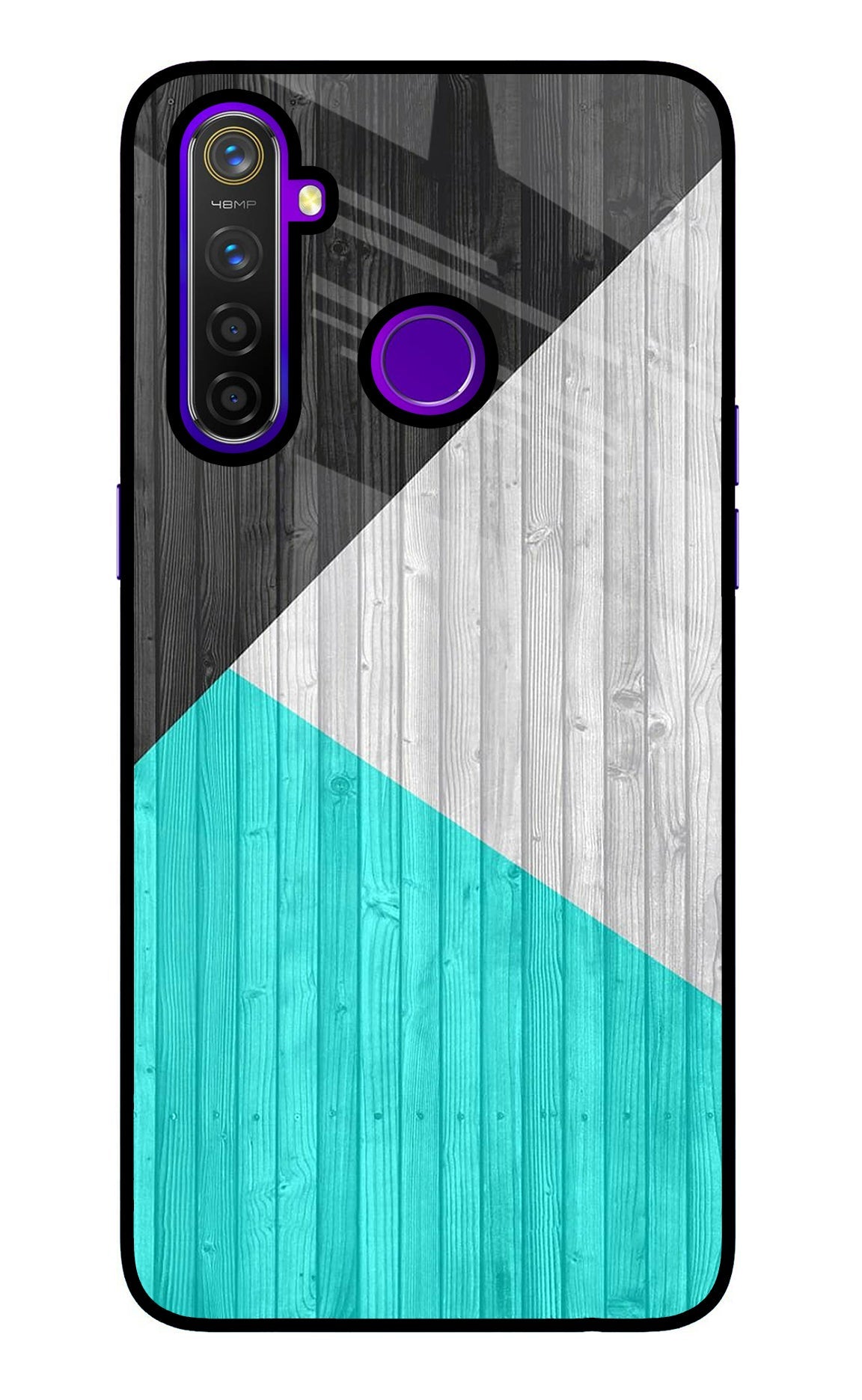 Wooden Abstract Realme 5 Pro Back Cover