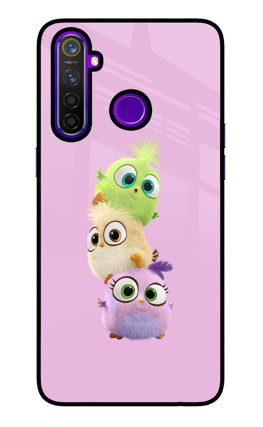 Cute Little Birds Realme 5 Pro Glass Case