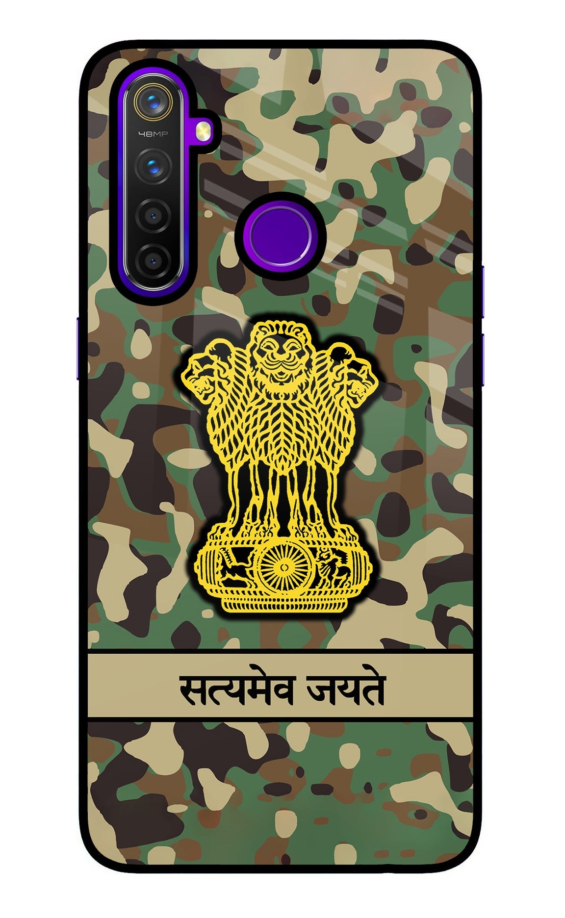 Satyamev Jayate Army Realme 5 Pro Back Cover