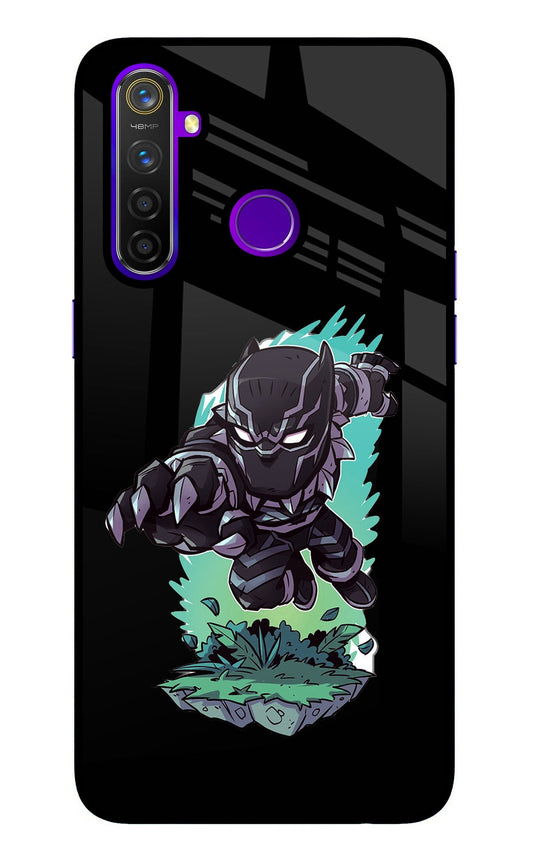 Black Panther Realme 5 Pro Glass Case