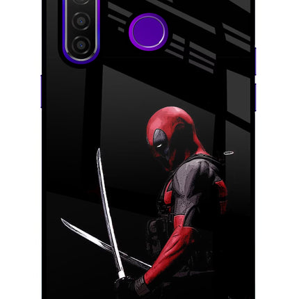 Deadpool Realme 5 Pro Glass Case Back Cover by Casekaro