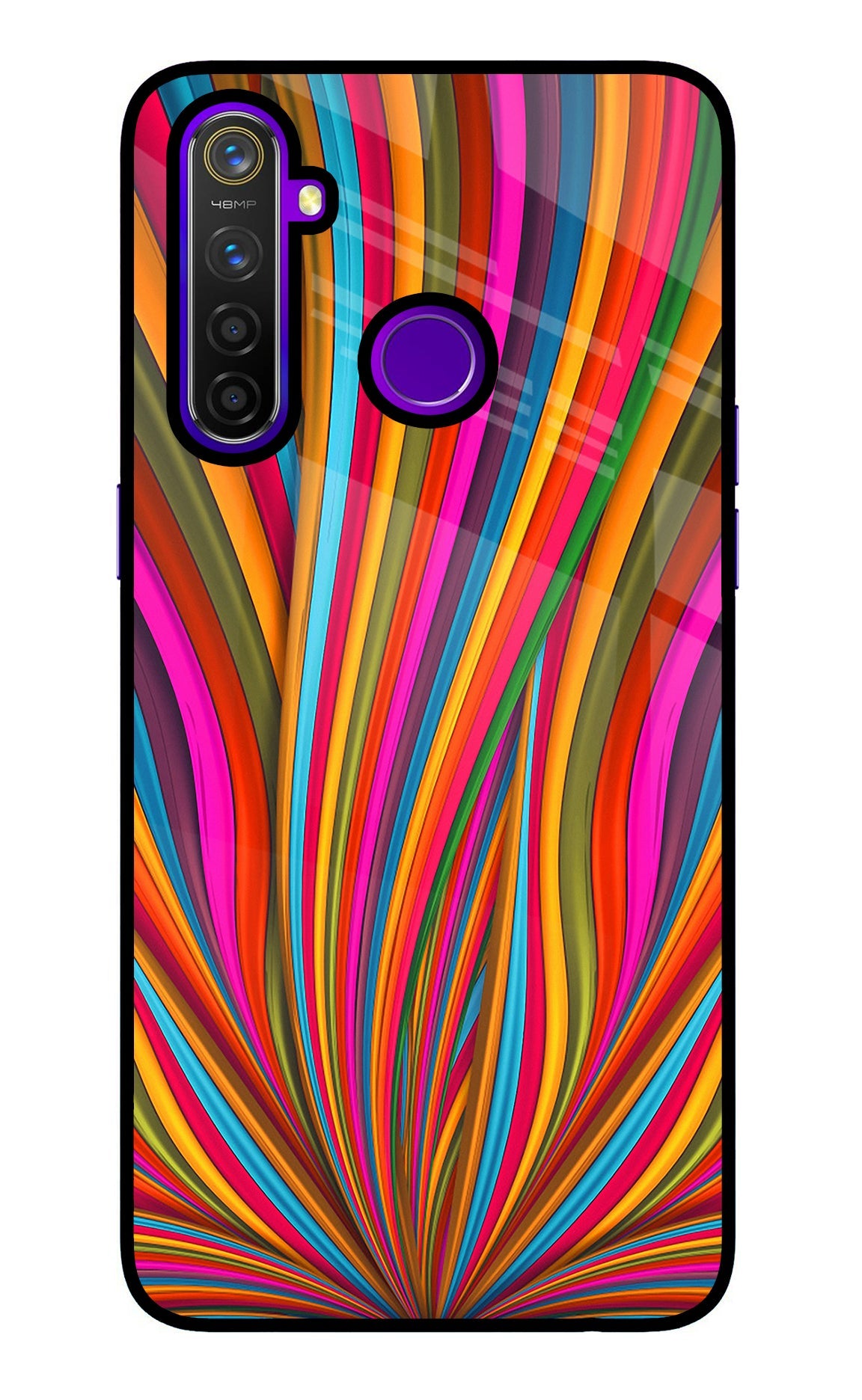 Trippy Wavy Realme 5 Pro Back Cover