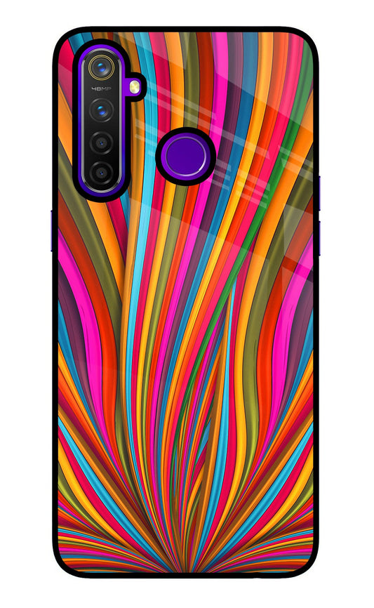 Trippy Wavy Realme 5 Pro Glass Case