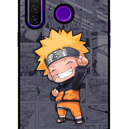 Chota Naruto Realme 5 Pro Glass Case Back Cover by Casekaro