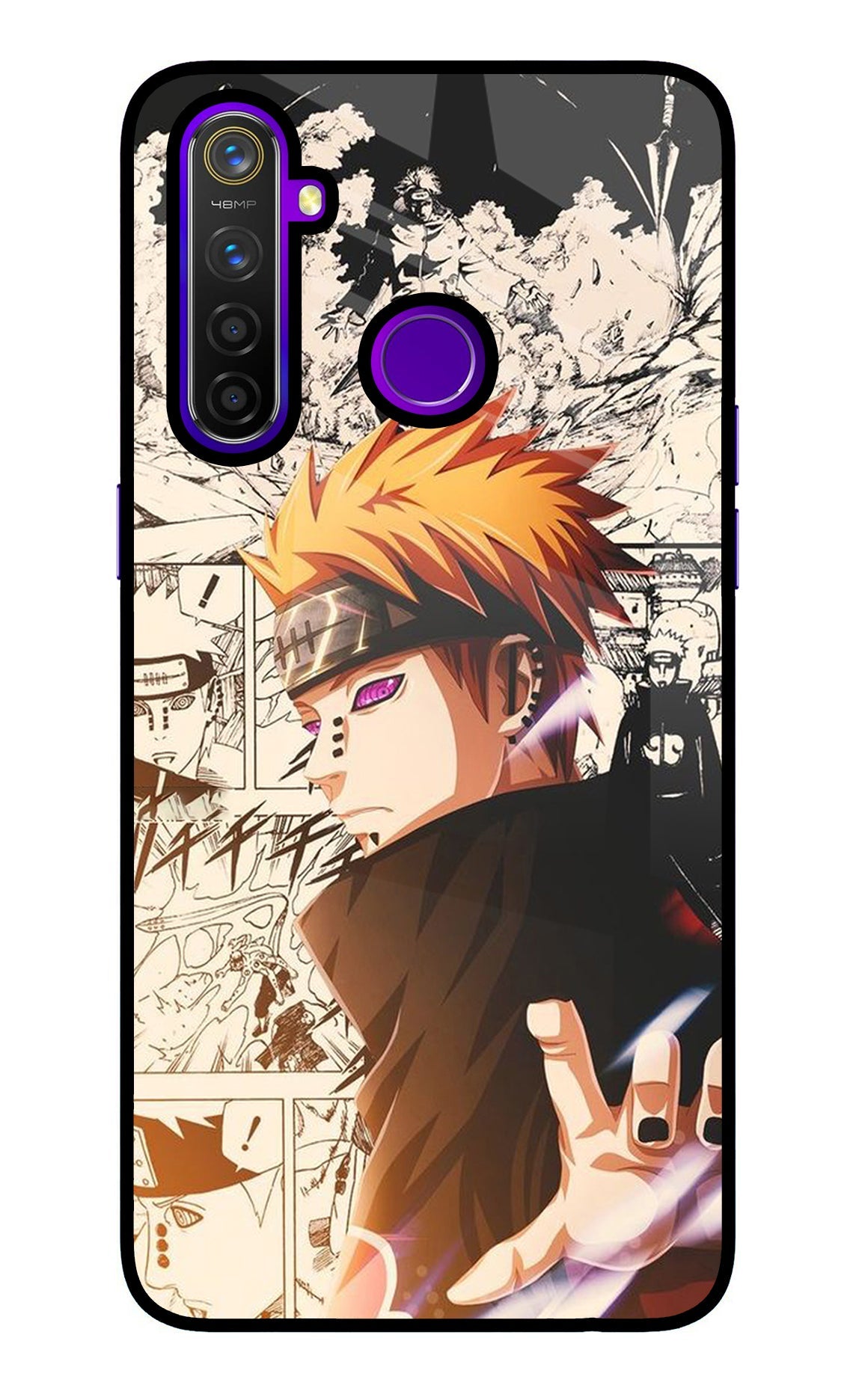 Pain Anime Realme 5 Pro Glass Case