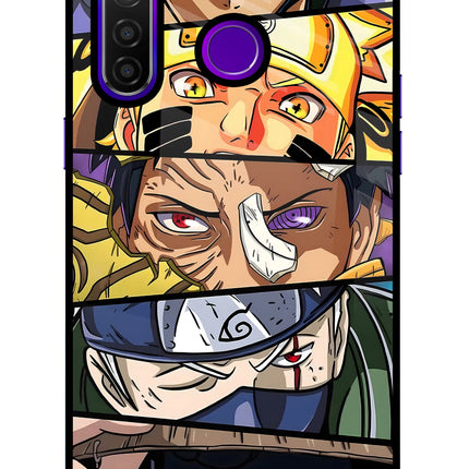 Naruto Character Realme 5 Pro Glass Case Back Cover by Casekaro