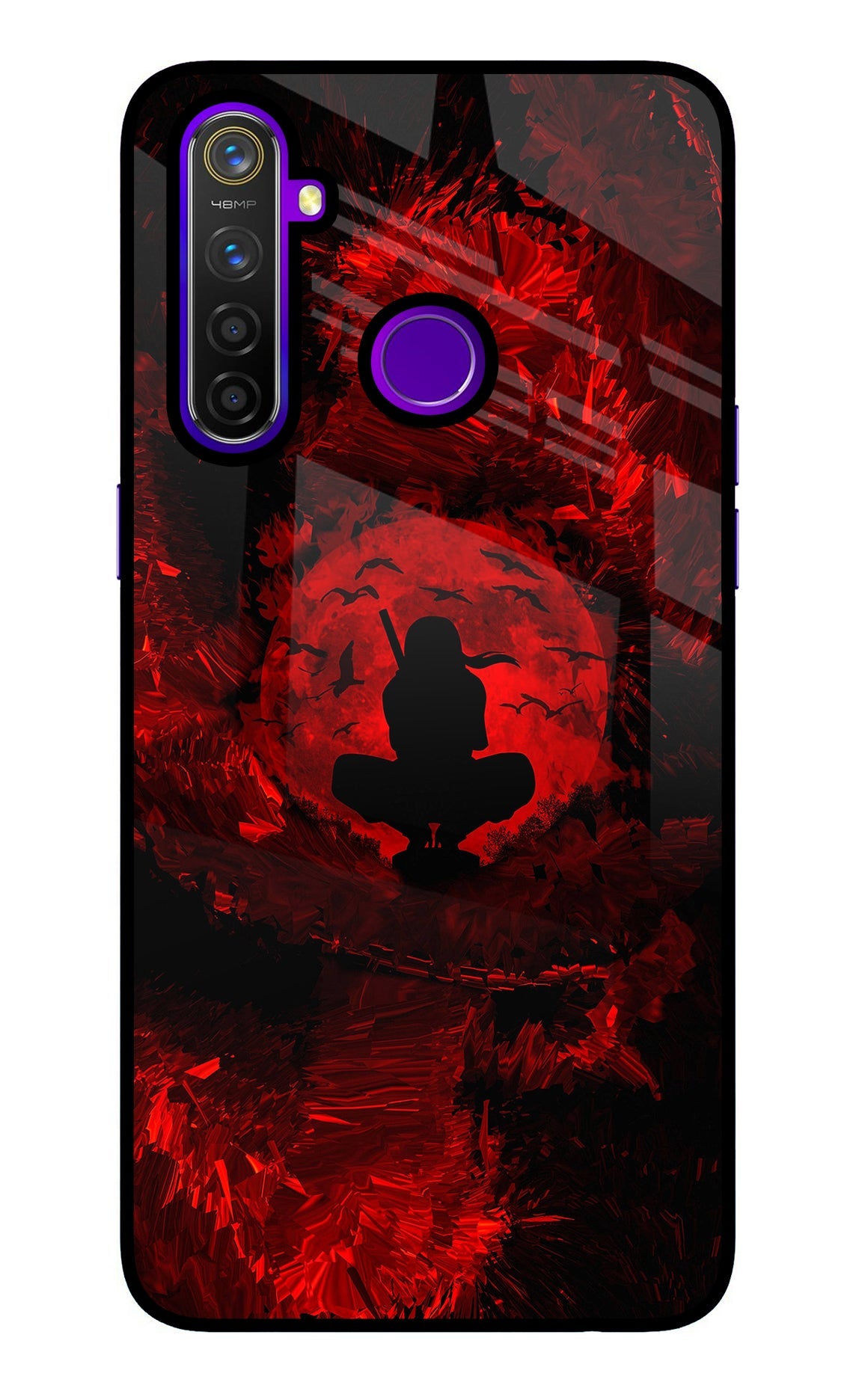 Itachi Uchiha Realme 5 Pro Glass Case