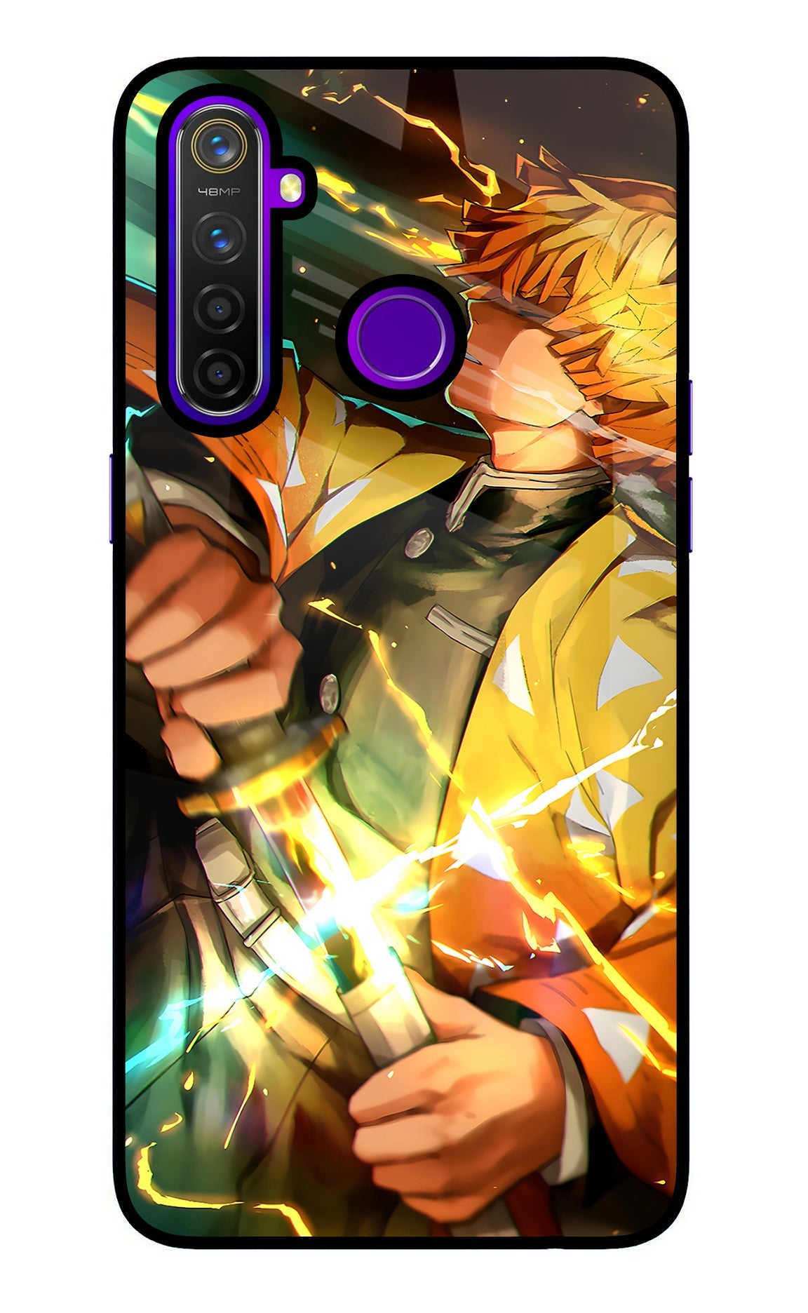 Demon Slayer Realme 5 Pro Glass Case