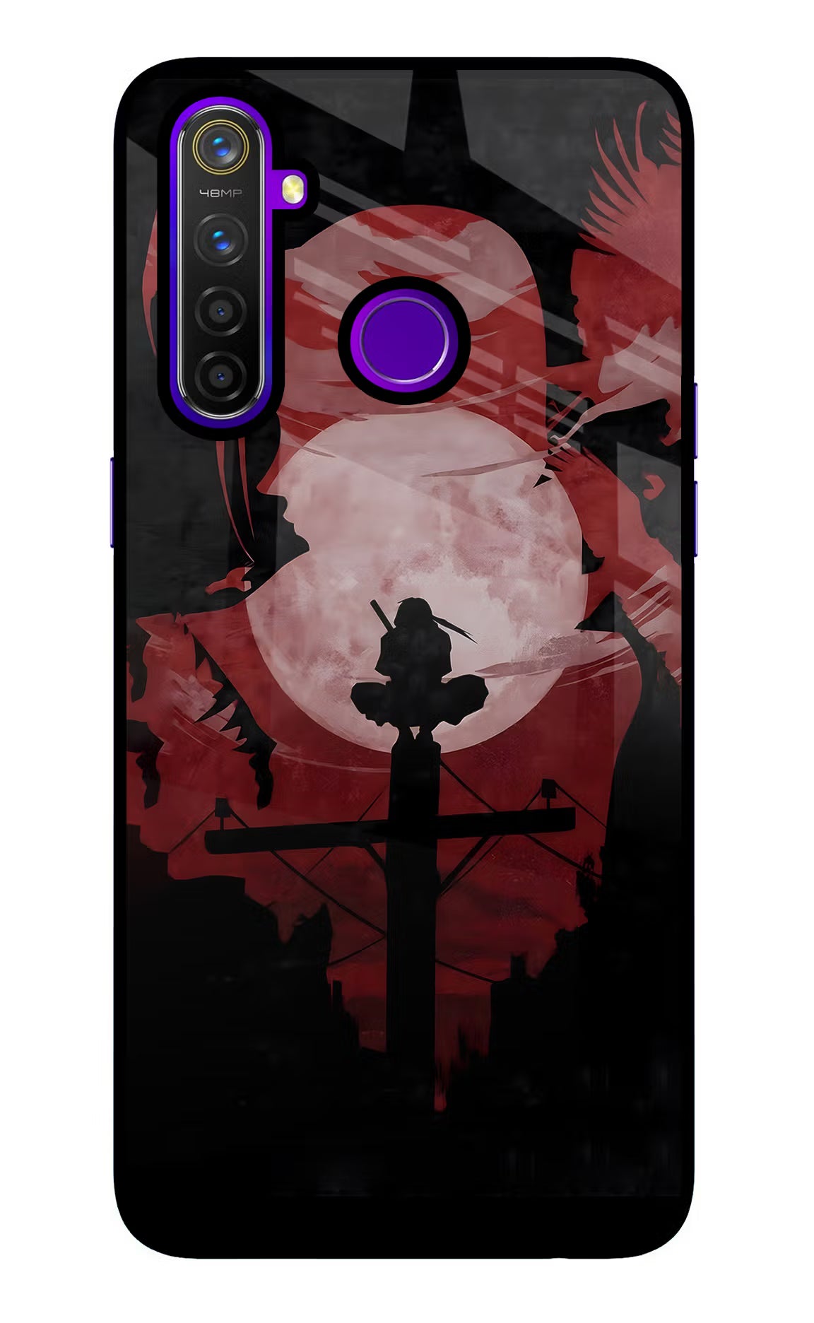 Naruto Anime Realme 5 Pro Glass Case Back Cover by Casekaro