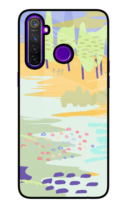 Scenery Realme 5 Pro Glass Case