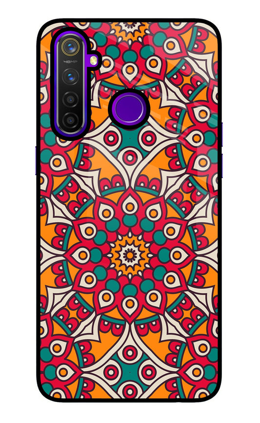 Mandala Art Realme 5 Pro Glass Case