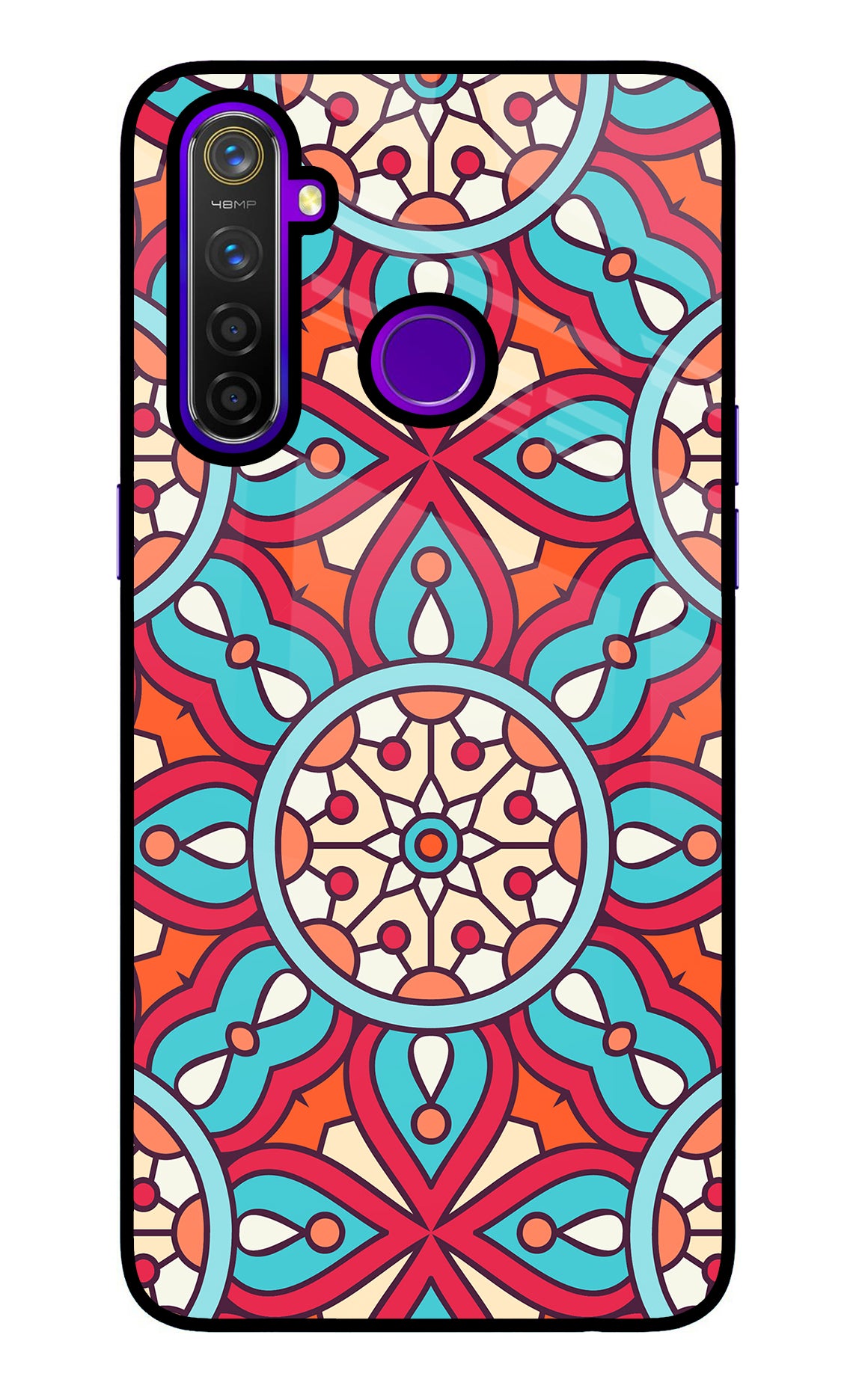 Mandala Geometric Realme 5 Pro Back Cover