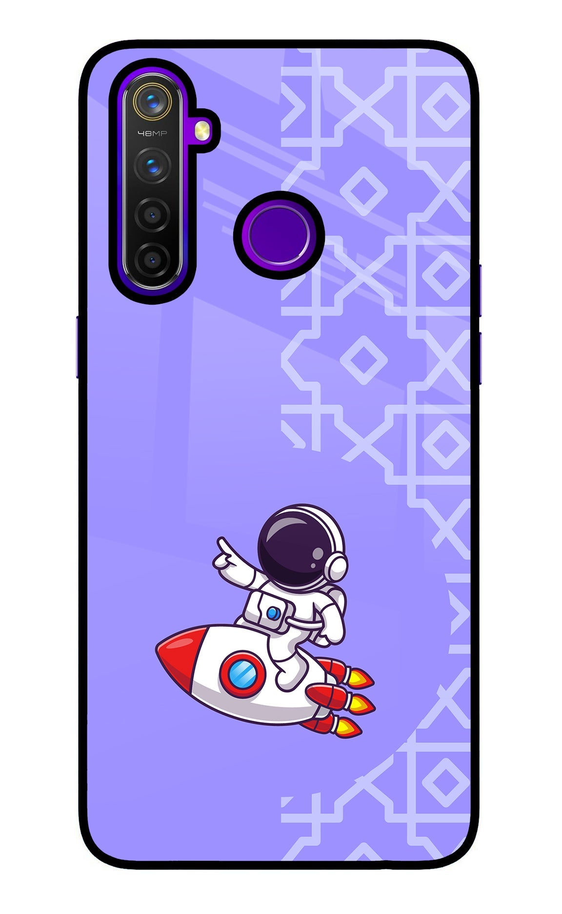 Cute Astronaut Realme 5 Pro Back Cover