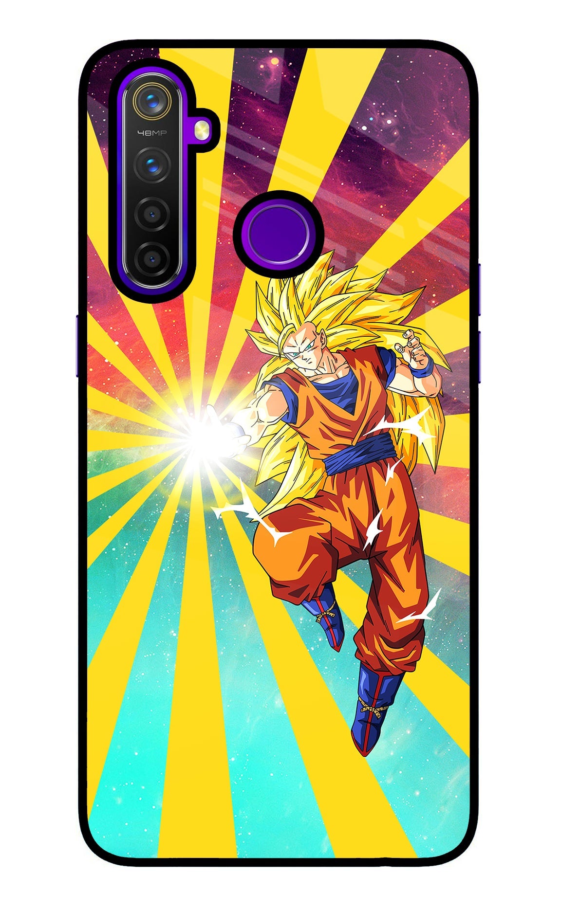 Goku Super Saiyan Realme 5 Pro Glass Case