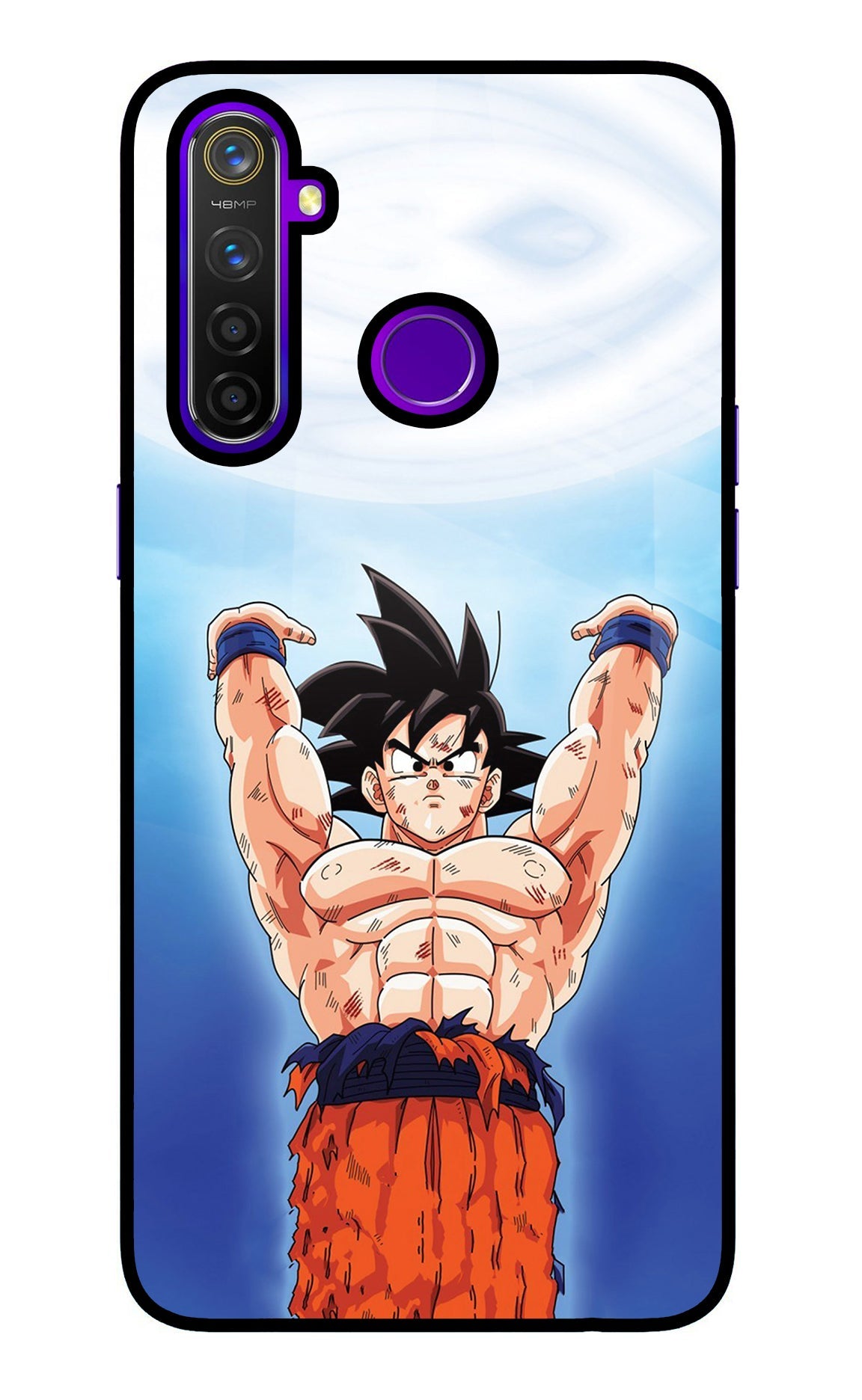 Goku Power Realme 5 Pro Glass Case