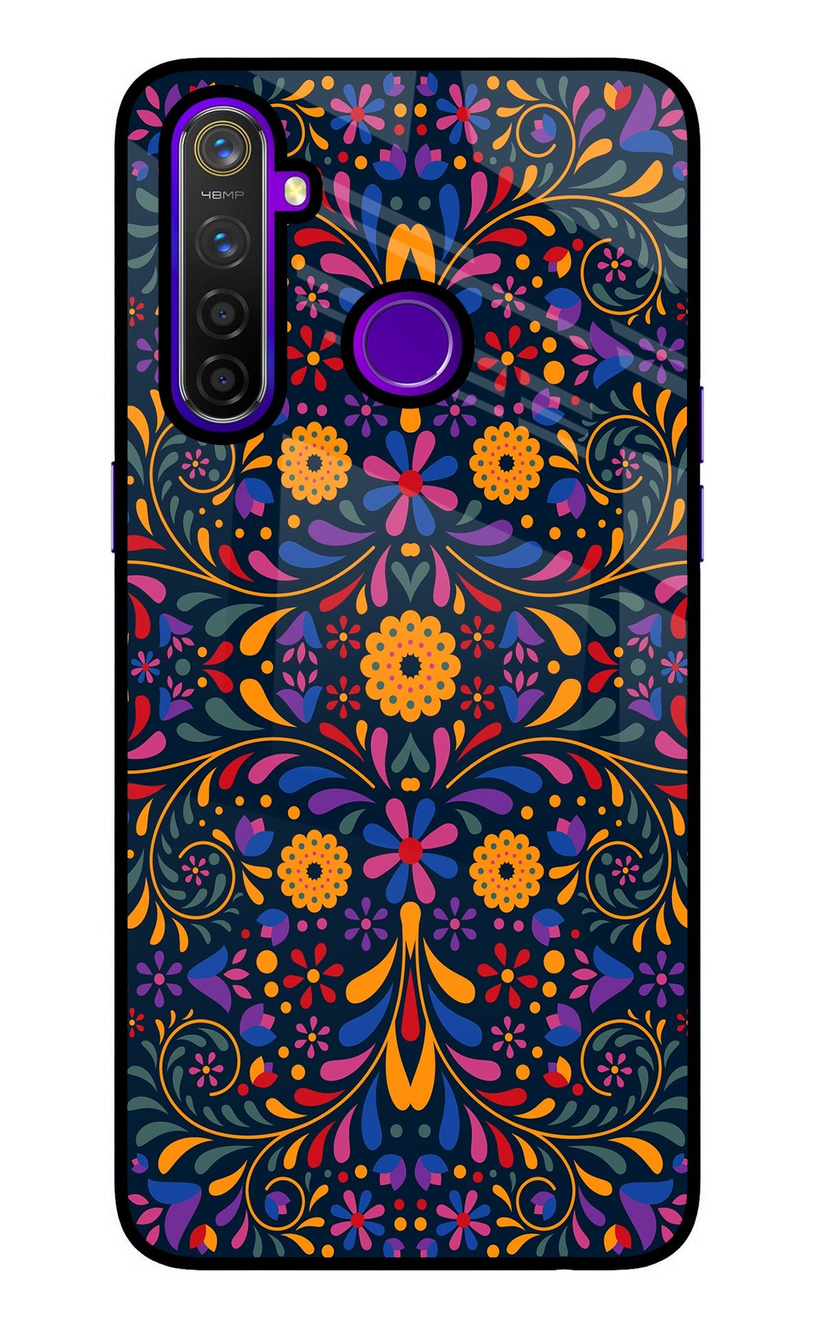 Mexican Art Realme 5 Pro Glass Case