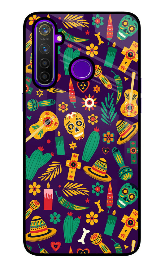 Mexican Artwork Realme 5 Pro Glass Case