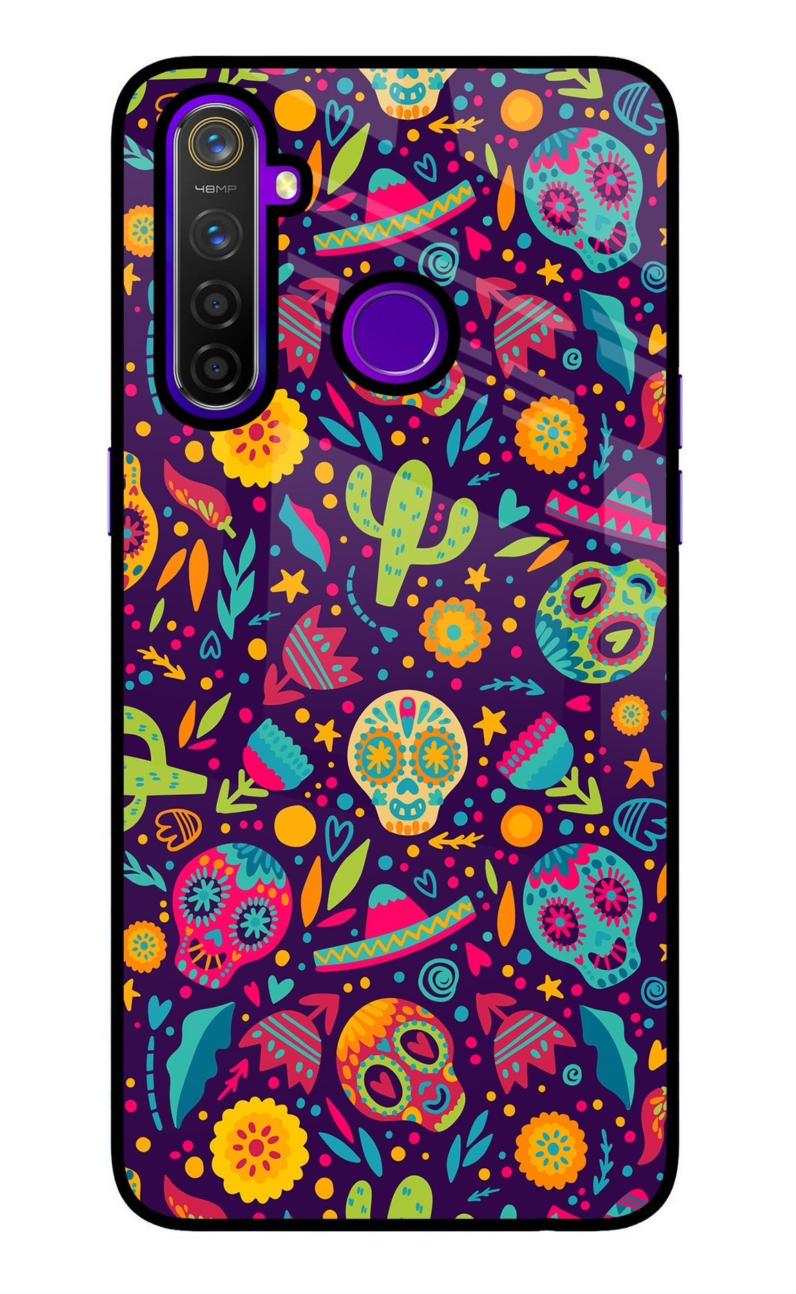 Mexican Design Realme 5 Pro Glass Case