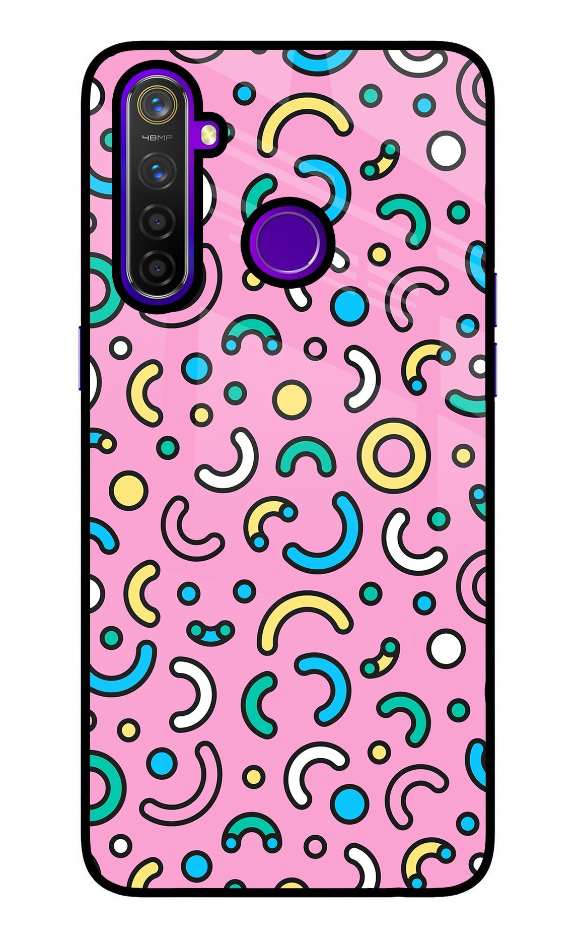 Memphis Design Realme 5 Pro Back Cover