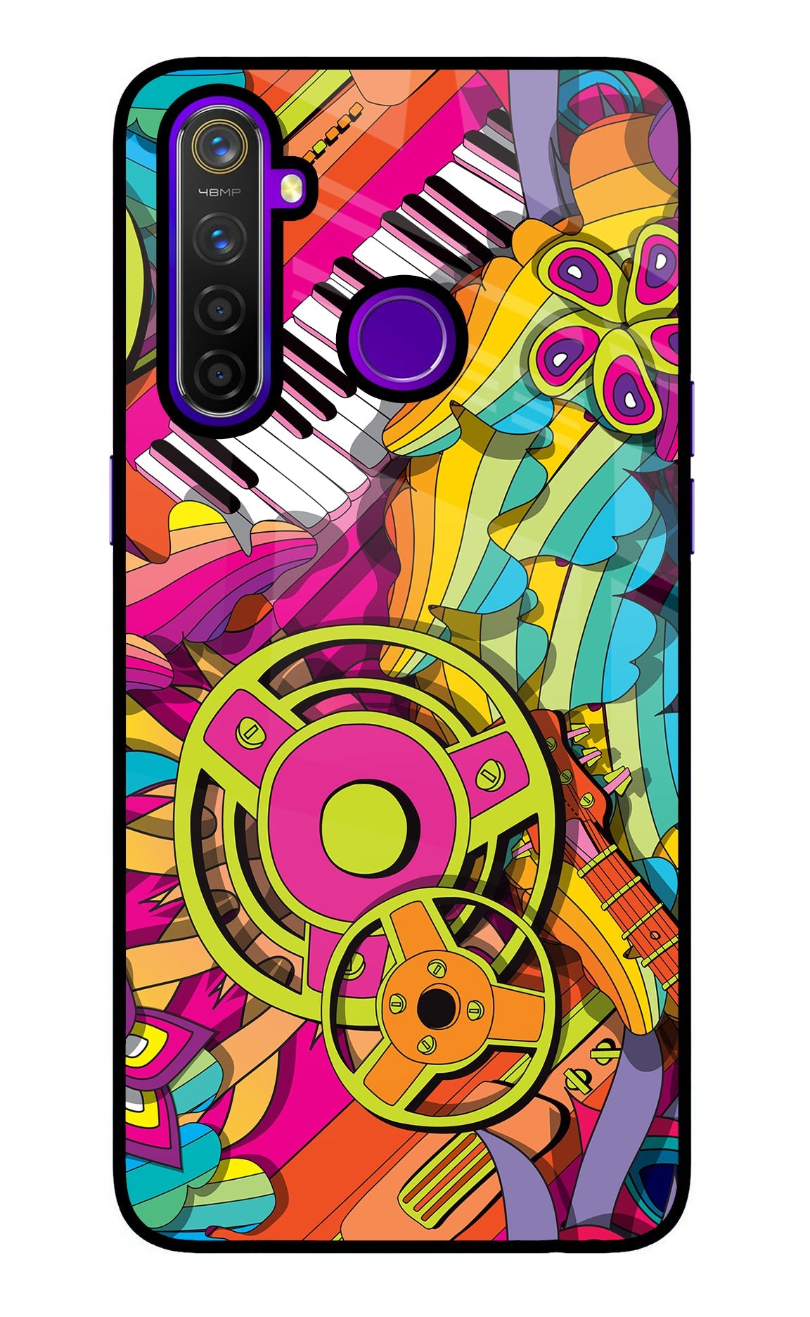 Music Doodle Realme 5 Pro Back Cover