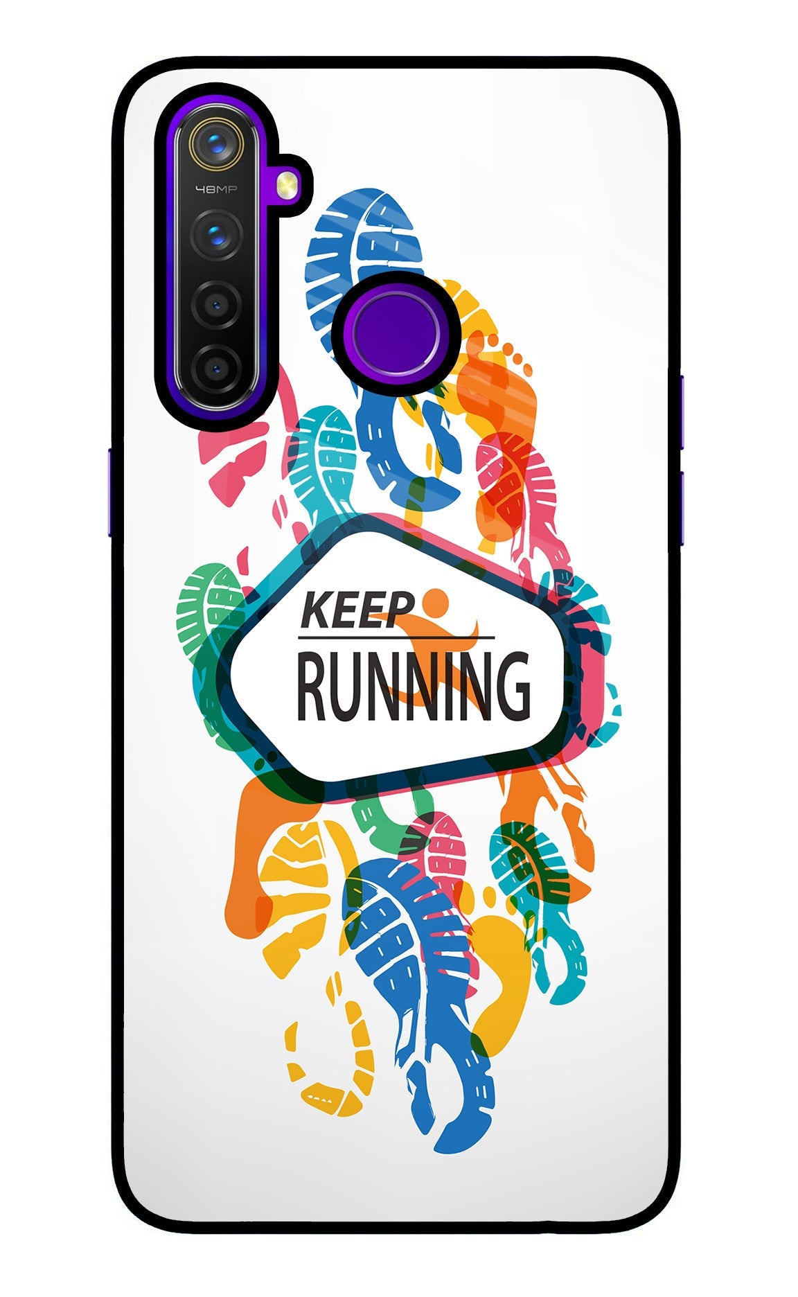 Keep Running Realme 5 Pro Back Cover