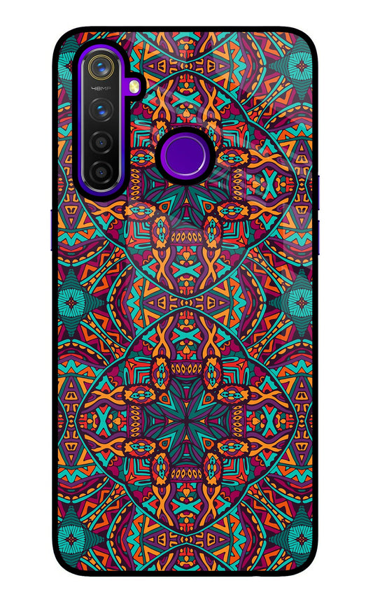 Colour Mandala Realme 5 Pro Glass Case