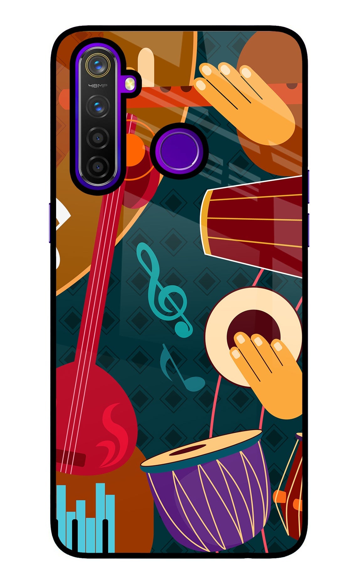 Music Instrument Realme 5 Pro Back Cover