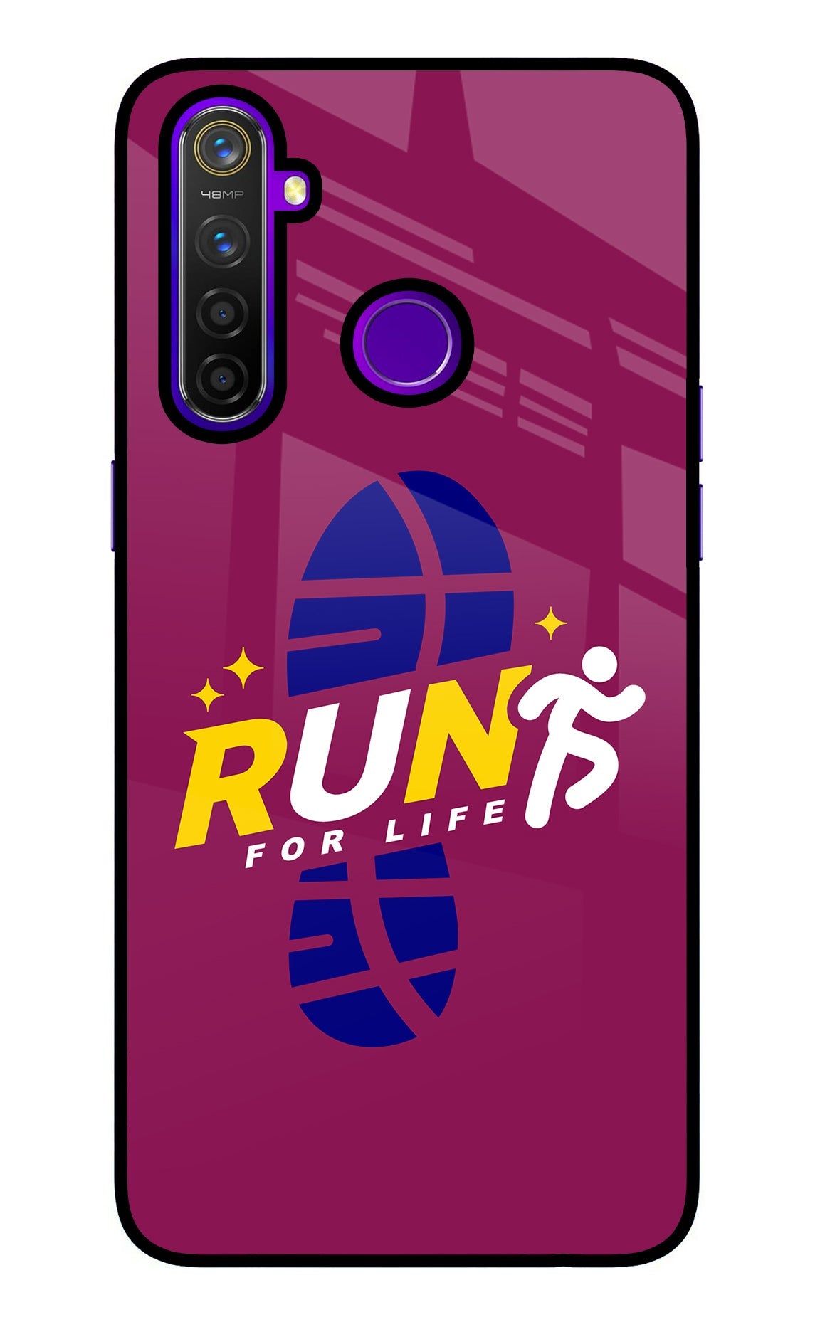 Run for Life Realme 5 Pro Back Cover