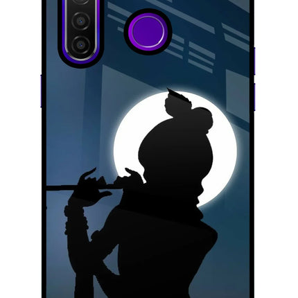 Shri Krishna Silhouette Realme 5 Pro Glass Case