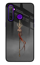 Shiv Trishul Realme 5 Pro Glass Case