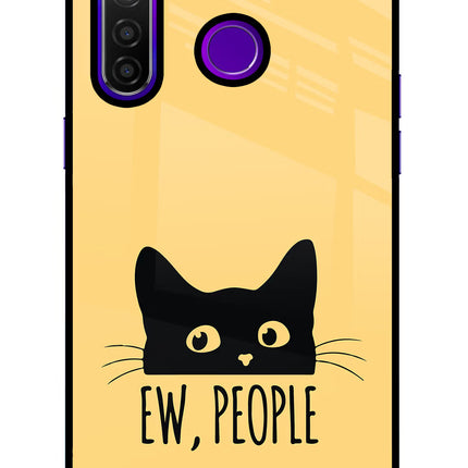 Ew People Catitude Realme 5 Pro Glass Case