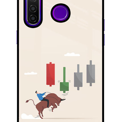 Bull Trading Momentum Realme 5 Pro Glass Case