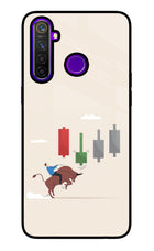 Bull Trading Momentum Realme 5 Pro Glass Case