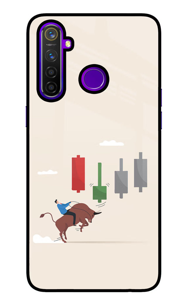Bull Trading Momentum Realme 5 Pro Glass Case