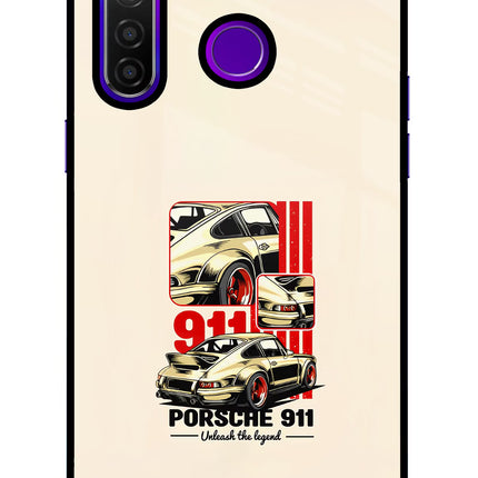 Classic Porsche 911 Realme 5 Pro Glass Case