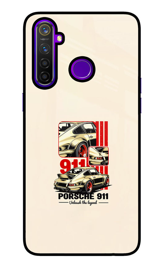 Classic Porsche 911 Realme 5 Pro Glass Case