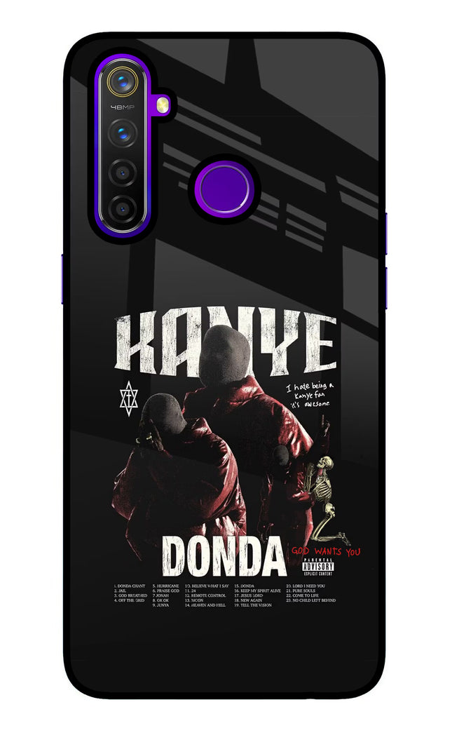 Donda Kanye West Realme 5 Pro Glass Case