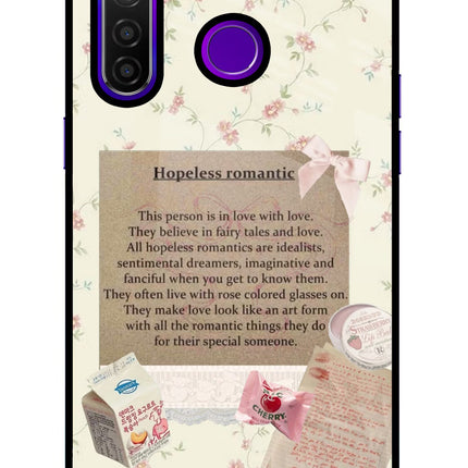 Hopeless Romantic Realme 5 Pro Glass Case