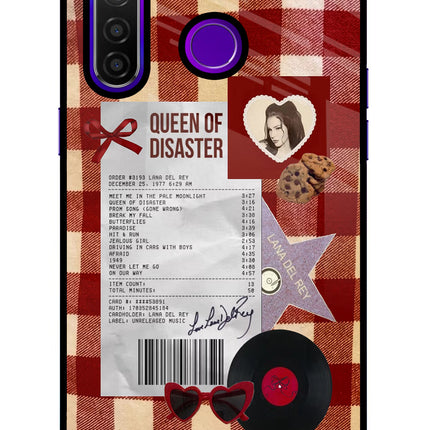 Queen of Disaster Realme 5 Pro Glass Case