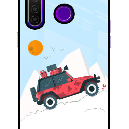 Mountain Trail Beast Realme 5 Pro Glass Case